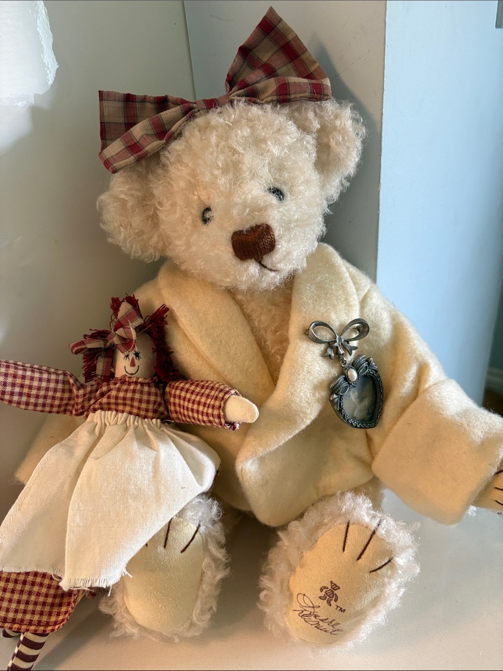 Vintage Ltd Edition Gund Barton’s Creek Lenore DeMent Designed Teddy Bear - Picture 12 of 12